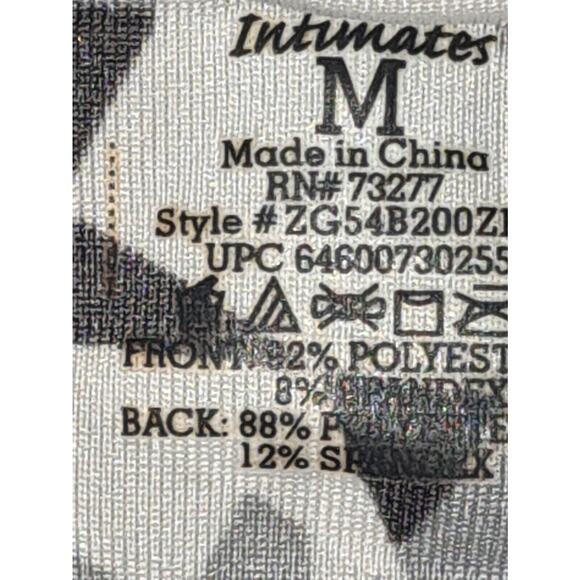 American Heritage Sports Bra Size Medium Gray and Black NWT - Picture 5 of 7